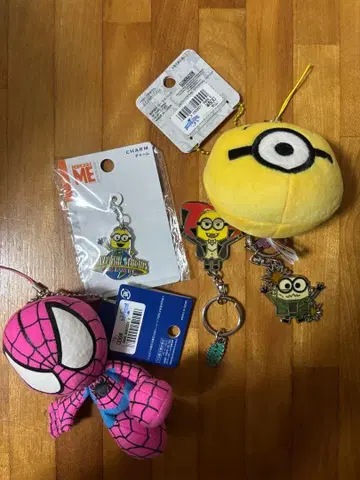 미니언 스파이더맨 키링 세트