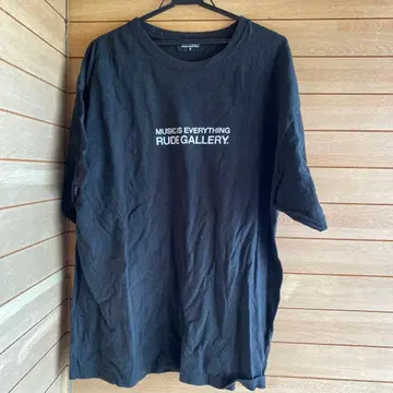 S1031.11 RUDE GALLERY 블랙 티셔츠