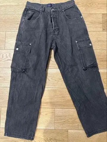 타미힐피거 다크 그레이 데님 팬츠