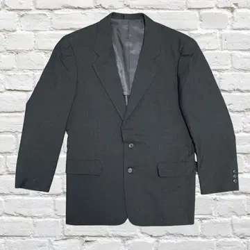 울 100% 테일러드 자켓 남성용 M 다크 그레이 계열 수트