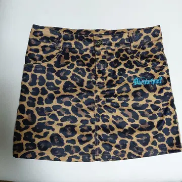 버디헌트 레오파드 무늬 미니 스커트