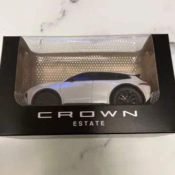 새상품 CROWN ESTATE 화이트 미니카 풀백 미니카 크라운