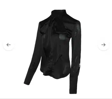 theredthread S satin bow tie blouse