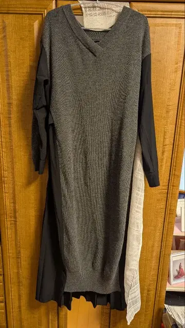 loaf (로프) 니트 콤비 원피스