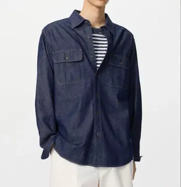 UNIQLO JW 앤더슨 데님 셔츠 M 사이즈