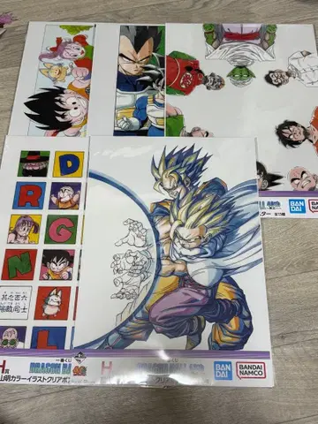 제일복권 드래곤볼 40th ~그 첫 번째~ H상 클리어 포스터 5종