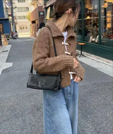 [ 새상품 미사용 ] CANAL JEAN 렉탱글 가죽 숄더백