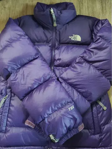 THE NORTH FACE KOREA 보라색 다운 자켓 85