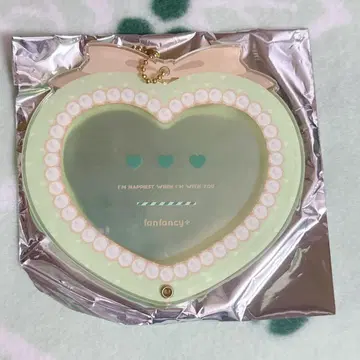 후쿠야 펄 하트 아크릴 프레임 그린