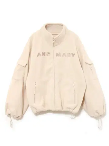 andmary Mary logo fleece jack