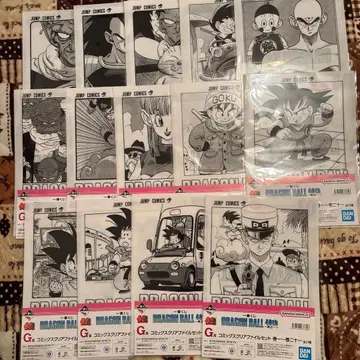 제일복권 DRAGON BALL 40th 클리어 파일 14장 세트