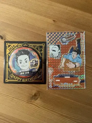 익명 배송 하이큐 생일 명장면 디오라마 피규어 캔뱃지 사와무라 다이치