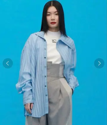 르쉘블루 하이넥 셔츠 High Neck Shirt