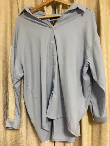 oioi 라이트 블루 긴팔 셔츠 High Teen 자수