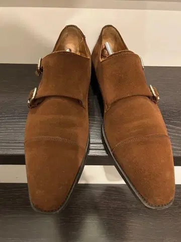 버윅 스웨이드 더블 몽크 브라운 사이즈 42 26.5 브라운