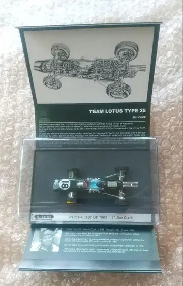 1/43 로터스 프랑스 GP 1963 18번 짐 클라크 미사용 새상품