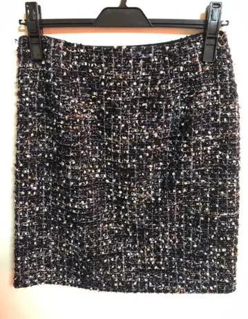 [ TOMORROWLAND ] 트위드 타이트 스커트 블랙 계열 멀티 컬러