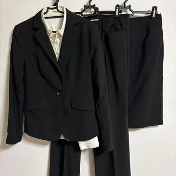 GLACIER 여성 수트 4종 세트 자켓, 블라우스, 팬츠, 스커트