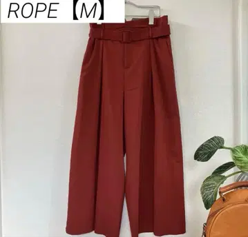 로페 팬츠 슬랙스 브라운 브라운 오렌지 오피스 캐주얼