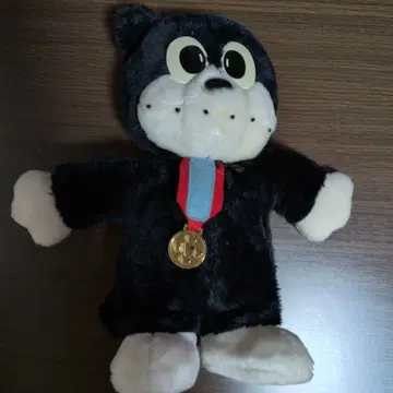 노라쿠로 봉제 인형 노라쿠로 락 완구 쇼와 레트로