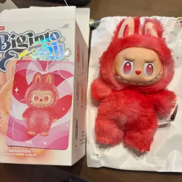 [ 정품 ] POP MART Energy LABUBU 러브 레드 LOVE