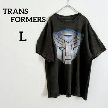 레어 트랜스포머 [ L ] 반팔 티셔츠 여성용 남성용 블랙