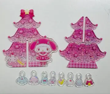 산리오 아크릴 미니 크리스마스 트리 마이멜로디