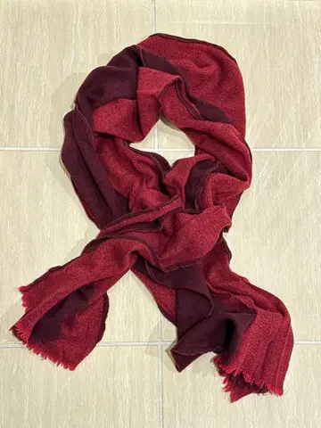 [ 이탈리아제 ] JOSEPH ABBOUD 적자색 스톨 숄