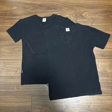 AVIREX 2장 V넥 버튼넥