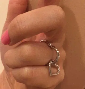 Lanie 라니 반지 체인링 하트