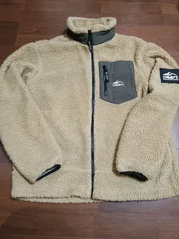 CAMP7 플리스 자켓 XL 베이지