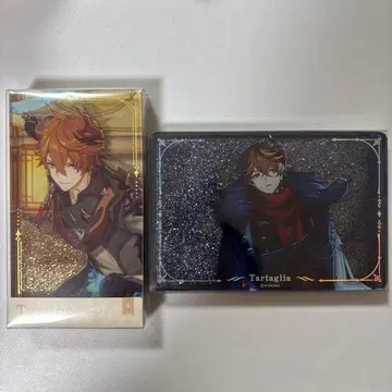 원신 타르탈리아 겨울 밤의 희극 아크릴 유사 블록 공식 정품 2개 세트