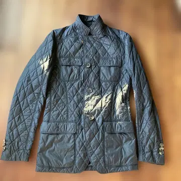 Salvatore Ferragamo 퀼팅 자켓 블랙