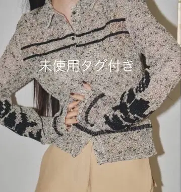 새상품 TODAYFUL Embroidery Mesh Shirts 가디건