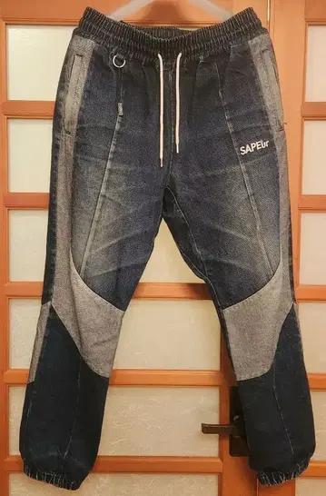 SAPEUR 인디고 트랙 팬츠 XXL