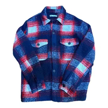 ZARA 체크 무늬 플란넬 셔츠 M 사이즈