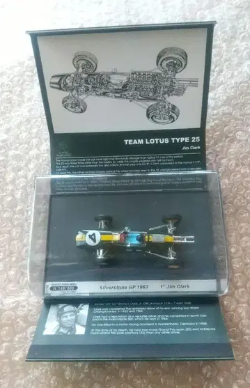 1/43 로터스 실버스톤 GP 1963 4번 짐 클라크 새상품