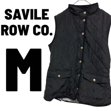 새상품급 SAVILE ROW CO. 블랙 퀼팅 베스트 M 사이즈 블랙
