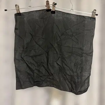 블랙 실크 스톨 100%