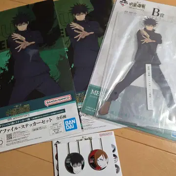 제일복권 주술회전 후시구로 메구미 B상 아크릴 스탠드 클리어 파일 캔뱃지