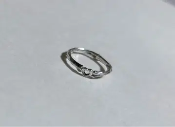[ 새상품급 ] Lanie bone ring heart 반지