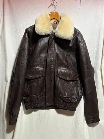 올드 Uniqlo(유니클로) 가죽 자켓 플라이트 G-1 밀리터리