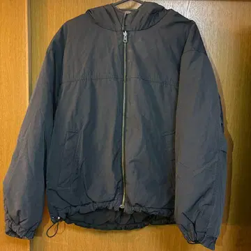 블랙 리버서블 점퍼