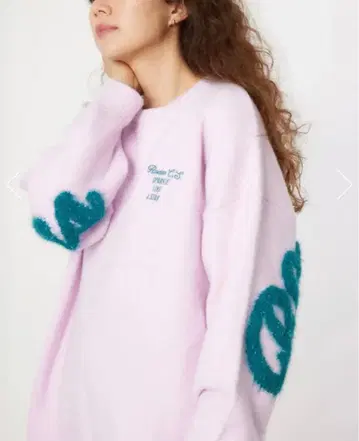 RODEO CROWNS WIDE BOWL 라멜로 샤기 로고 니트 원피스