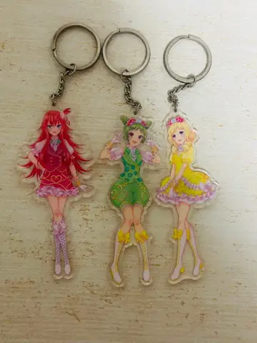 프리티 리듬 아크릴 키링 렌죠지 베루 모리조노 와카나 코타카네 오토하