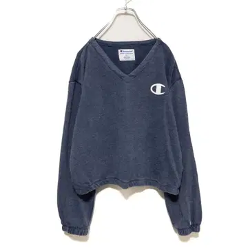 해외 구제 의류 챔피온 V넥 원포인트 로고 2045