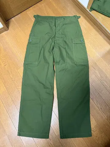 tcb 청바지 트로피컬 트라우저 카고 팬츠 올리브 그린 4 포켓