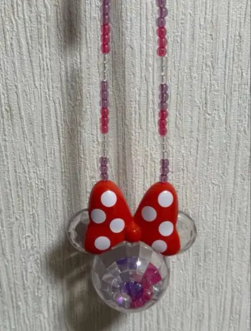 미니 크리스탈 볼 목걸이 빛나는 목걸이