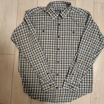 (구제 의류) patagonia 오가닉 코튼 긴팔 플란넬 셔츠 M