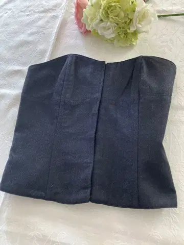 택 포함 유나이티드 애로우즈 다크 그레이 코르셋 뷔스티에 38